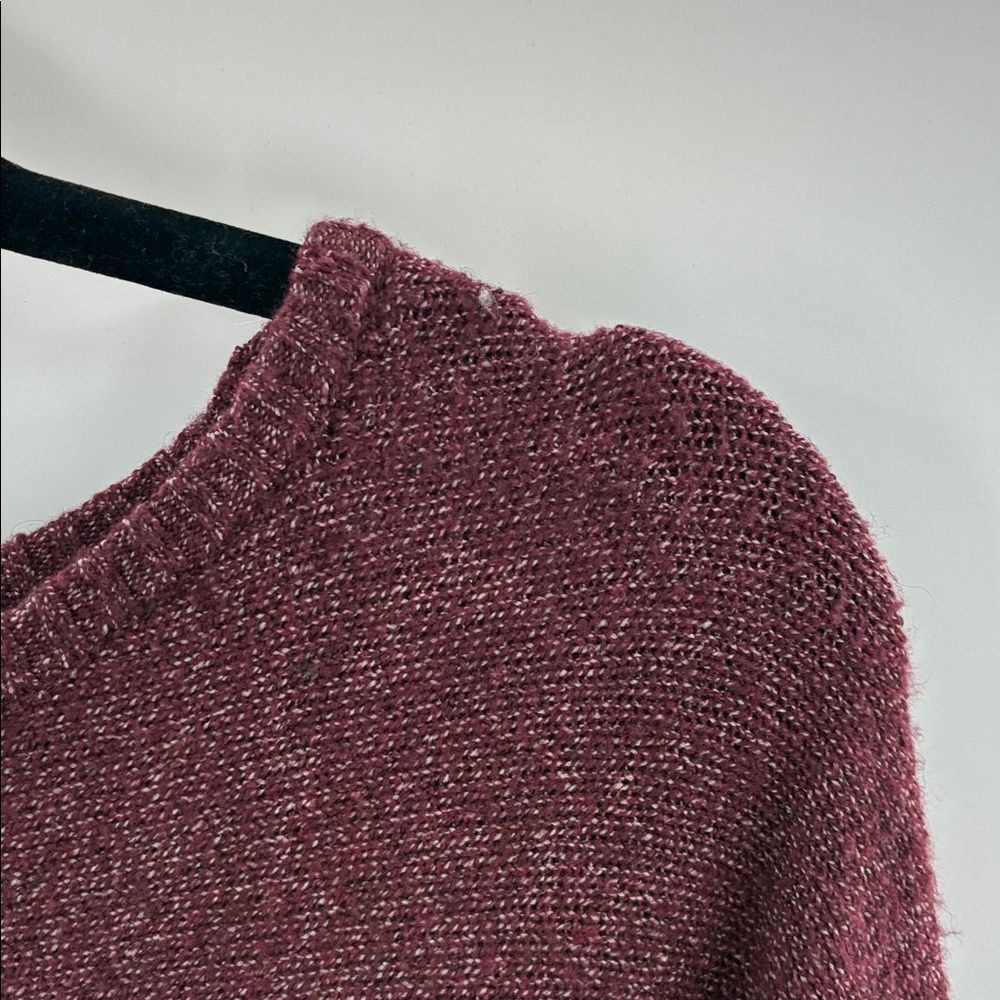 3For$20 Maurices Deep Burgundy Crew Neck Sweater NWOT Soft size Large - Picture 2 of 6
